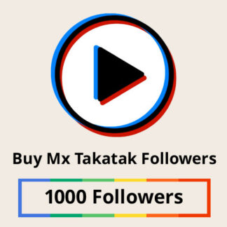 Buy 1000 Mx Takatak Followers
