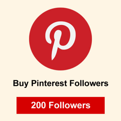 Buy 200 Pinterest Followers