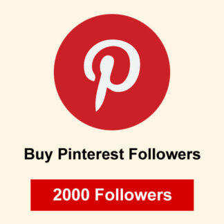 Buy 2000 Pinterest Followers