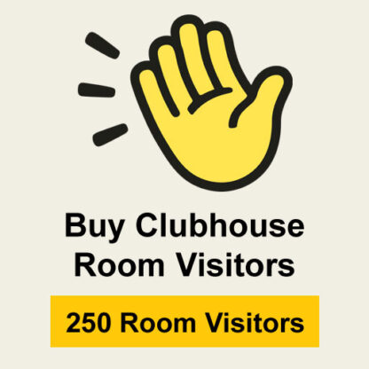 Buy 250 Clubhouse Room Visitors