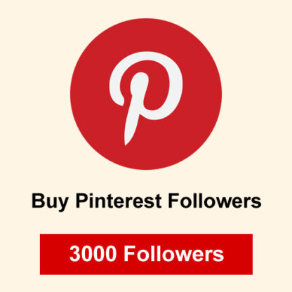 Buy 3000 Pinterest Followers