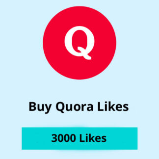 Buy 3000 Quora Likes