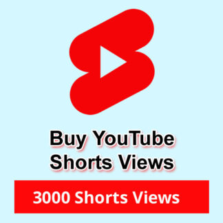 Buy 3000 YouTube Shorts Views