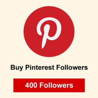 Buy 400 Pinterest Followers