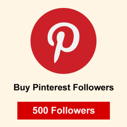 Buy 500 Pinterest Followers
