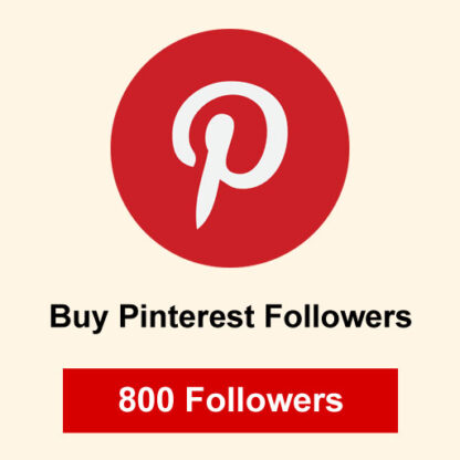 Buy 800 Pinterest Followers