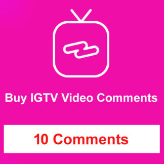 Buy 10 IGTV Video Comments