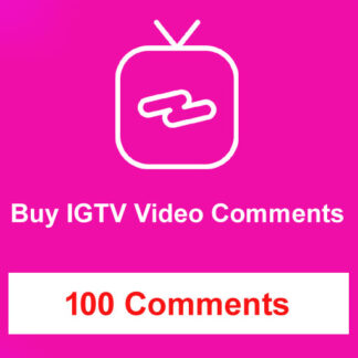 Buy 100 IGTV Video Comments