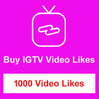Buy 1000 IGTV Video Likes