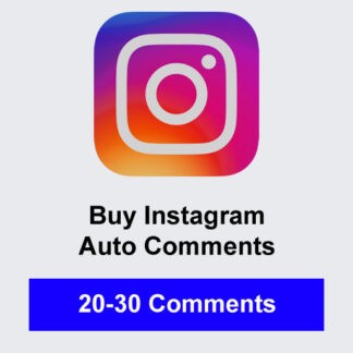Buy 20-30 Instagram Auto Comments