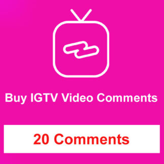 Buy 20 IGTV Video Comments