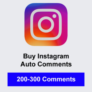 Buy 200-300 Instagram Auto Comments