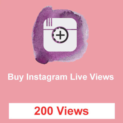 Buy 200 Instagram Live Views