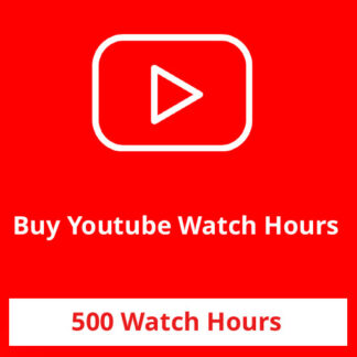 Buy 500 Youtube Watch Hours