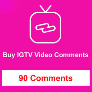 Buy 90 IGTV Video Comments