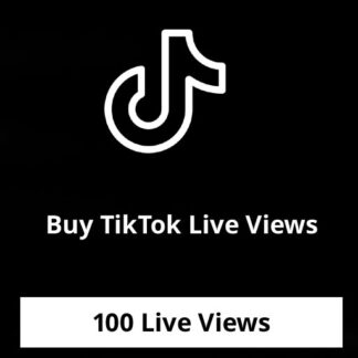 Buy 100 TikTok Live Views