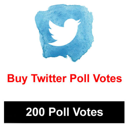 Buy 200 Twitter Poll Votes