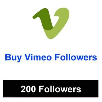 Buy 200 Vimeo Followers