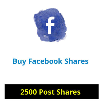 Buy 2500 Facebook Post Shares