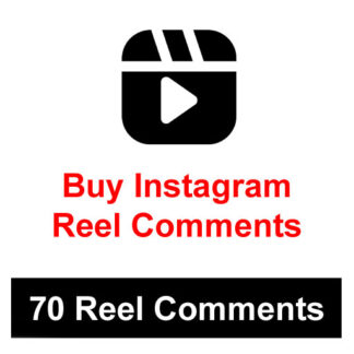 Buy 70 Instagram Reel Comments