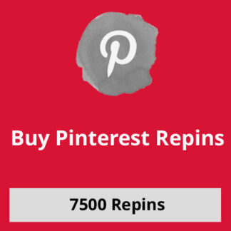 Buy 7500 Pinterest Repins