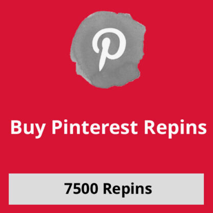 Buy 7500 Pinterest Repins